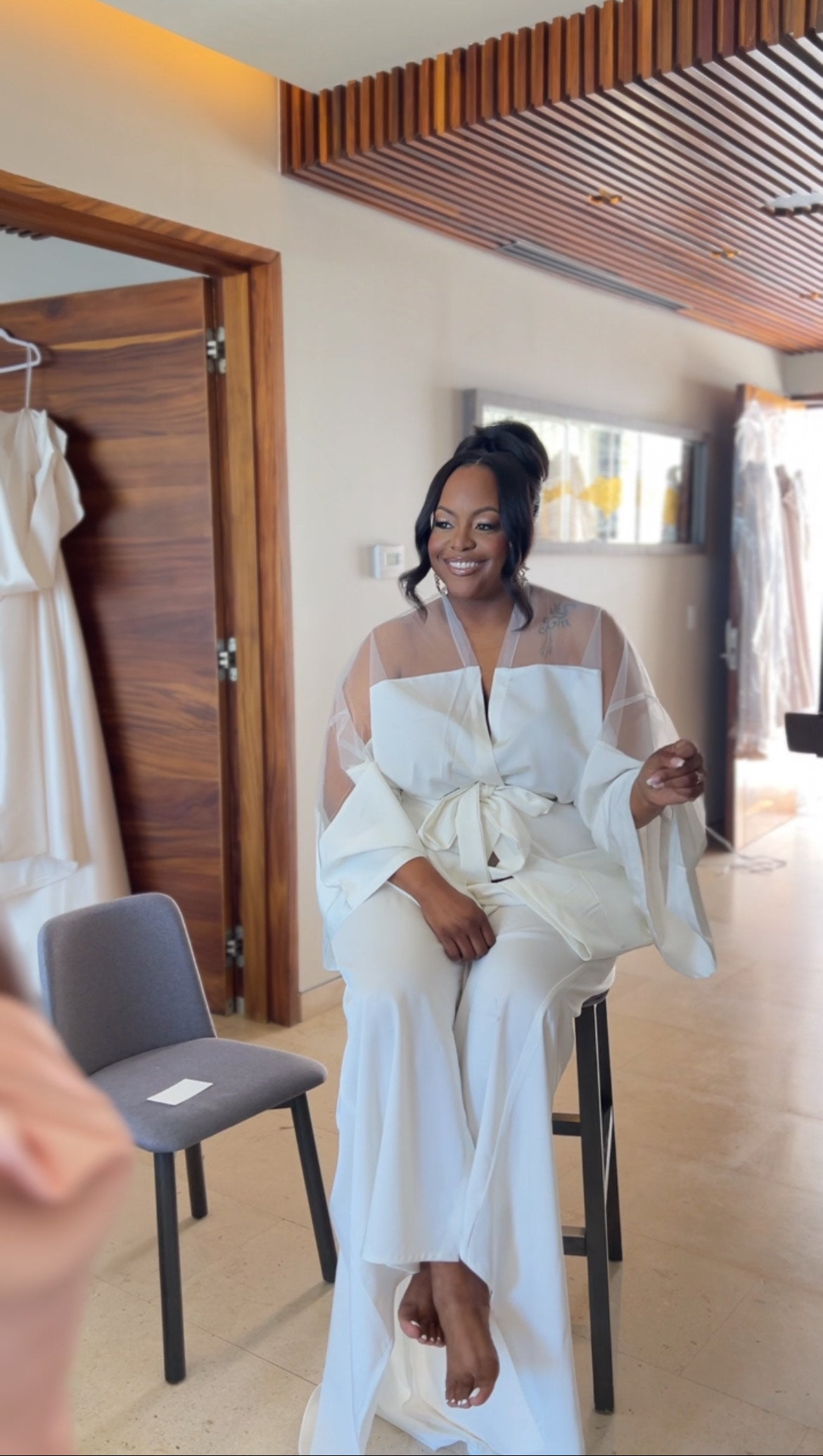 Preorder Delivery November 25 | Darling Luxe Robe with Sheer Top